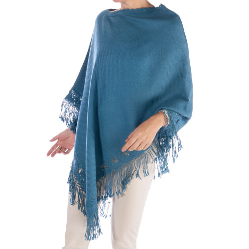 Poncho Light Teal