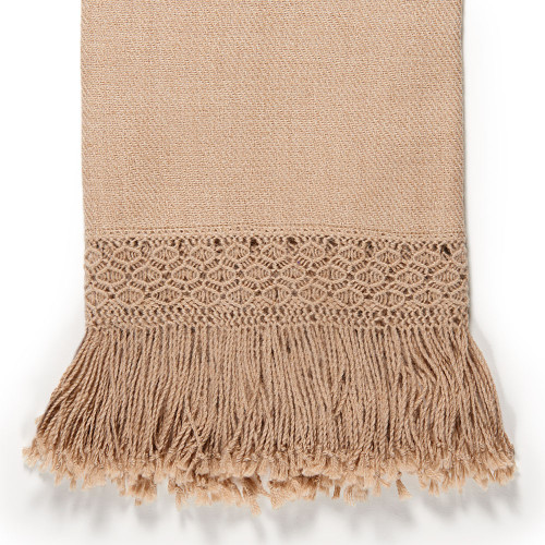 Poncho Warm Beige